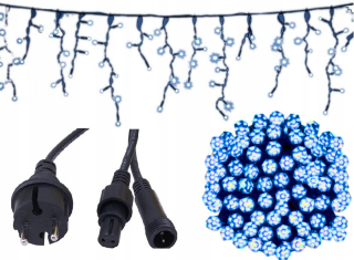 Led Light osvetlenie vianočného stromčeka vonkajšie 15 m 201 - 300 svetiel